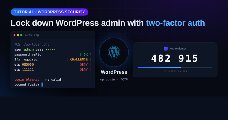 How to Set Up WordPress Two-Factor Authentication (2FA)